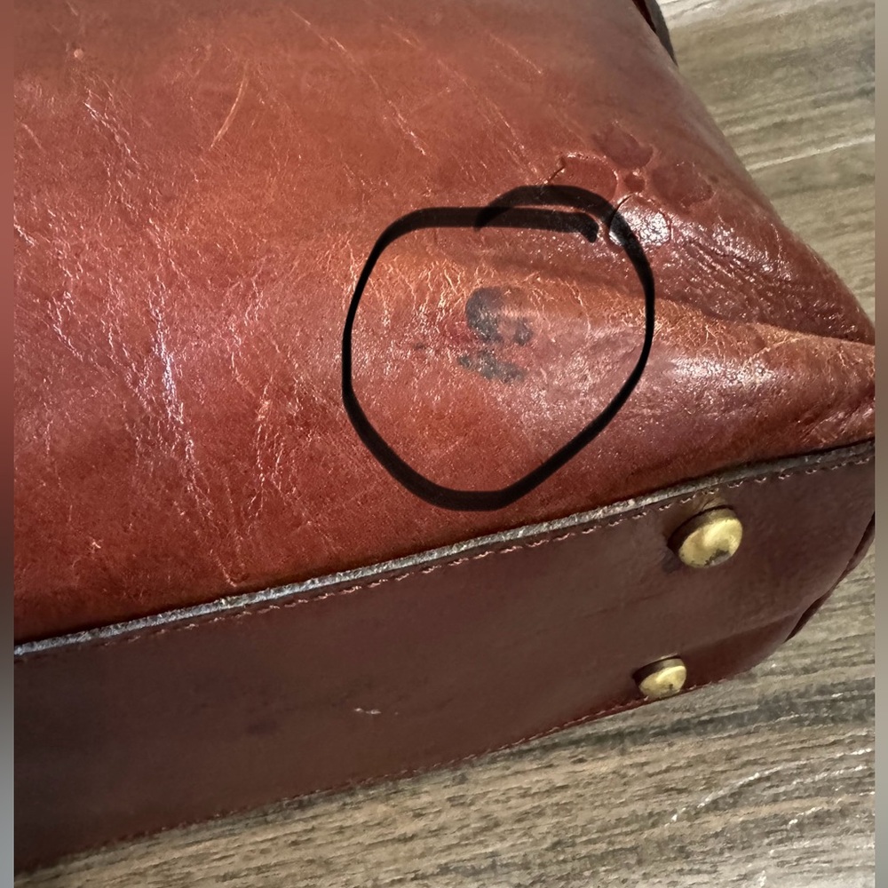 Patricia Nash Brown Leather Tote Bag - Picture 9 of 11